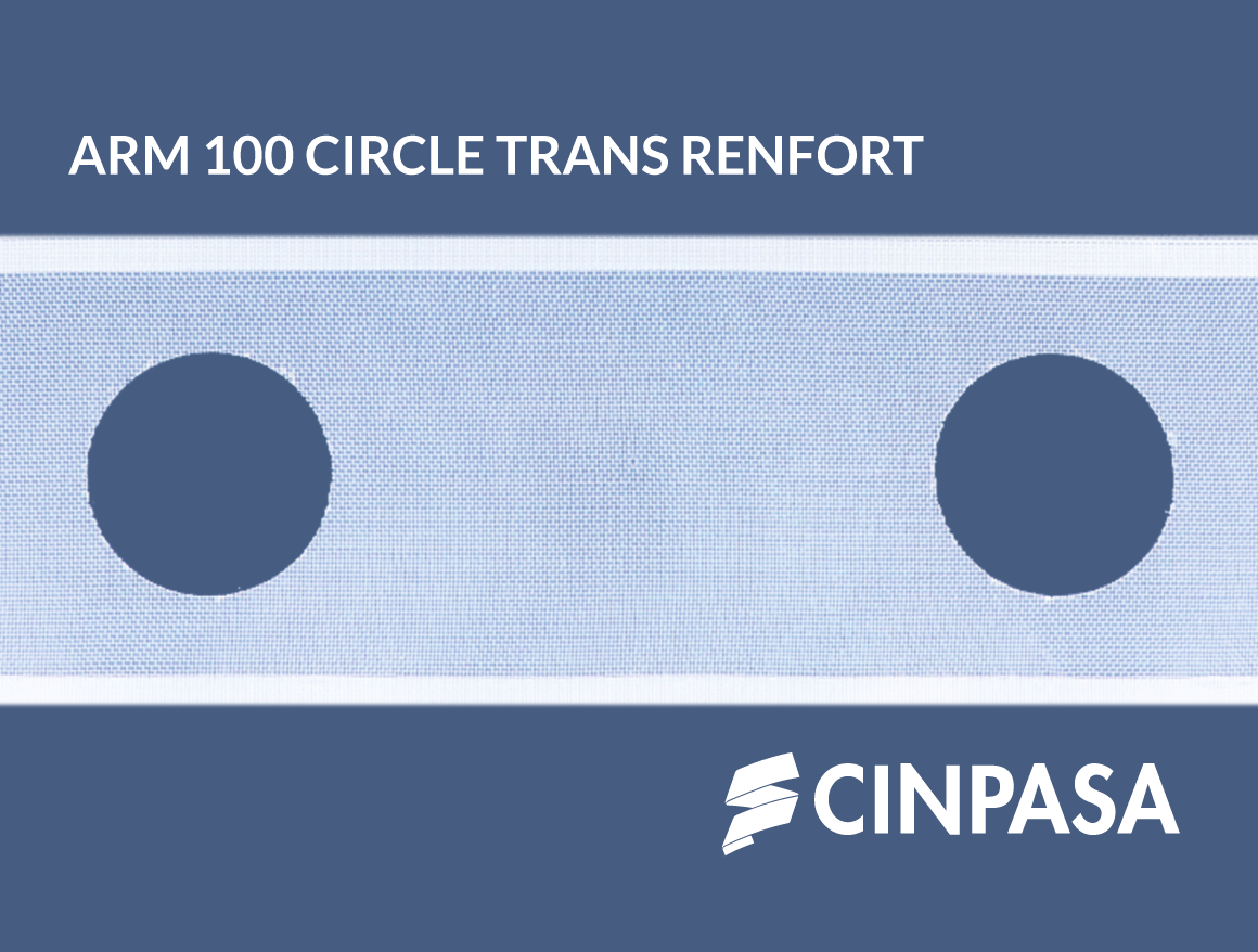  Bandes transparent à œillets circulaires 